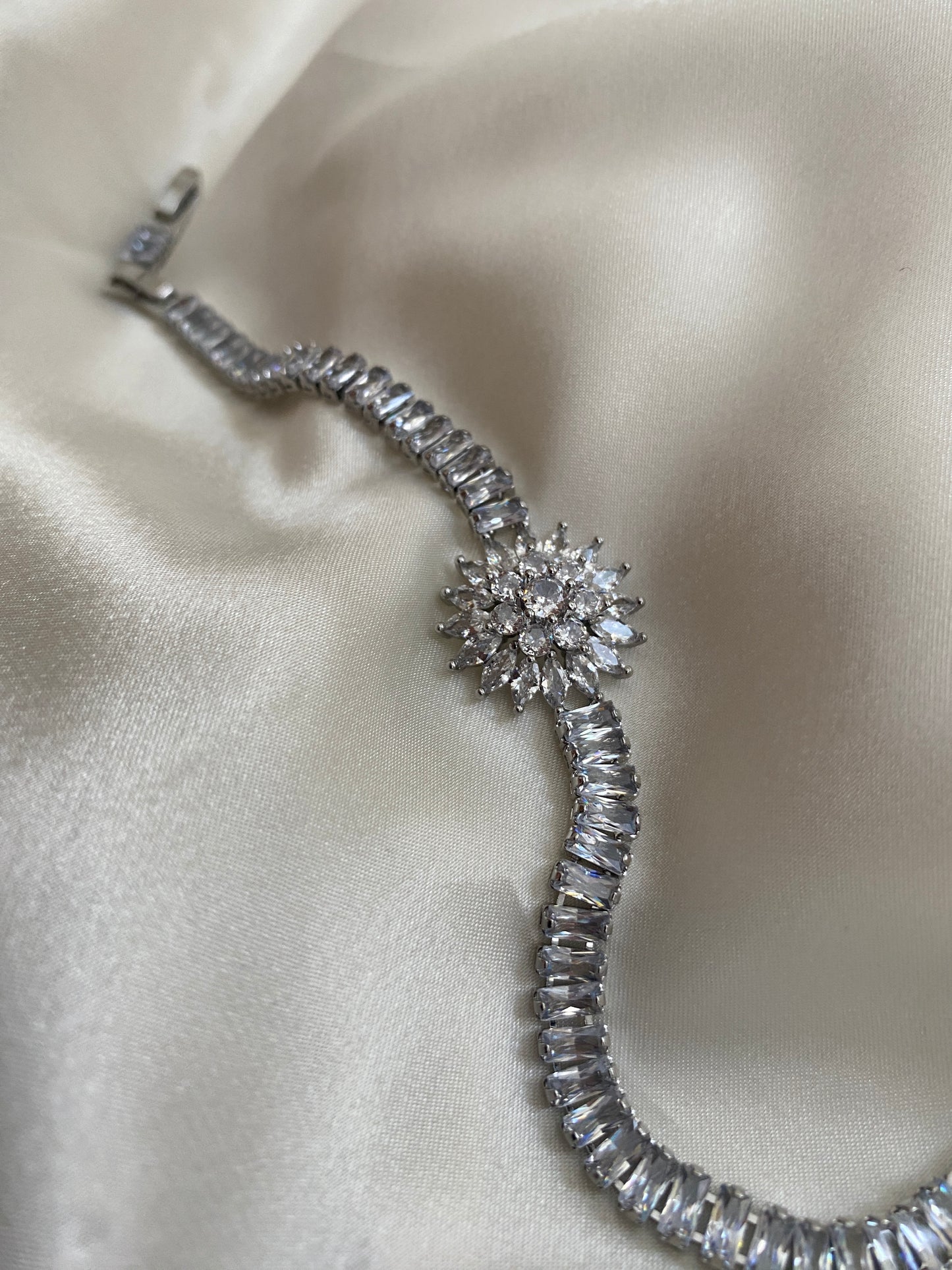 Lune Jewelry Waterway Steel Silver Bracelet