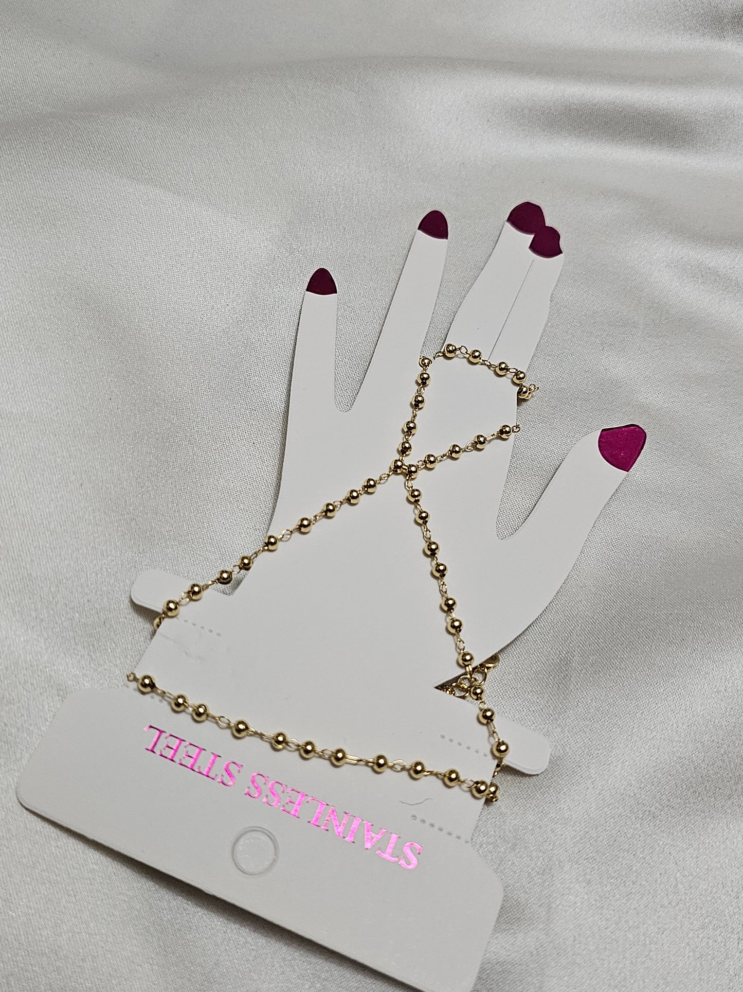 Beaded Shahmaran Gold Steel