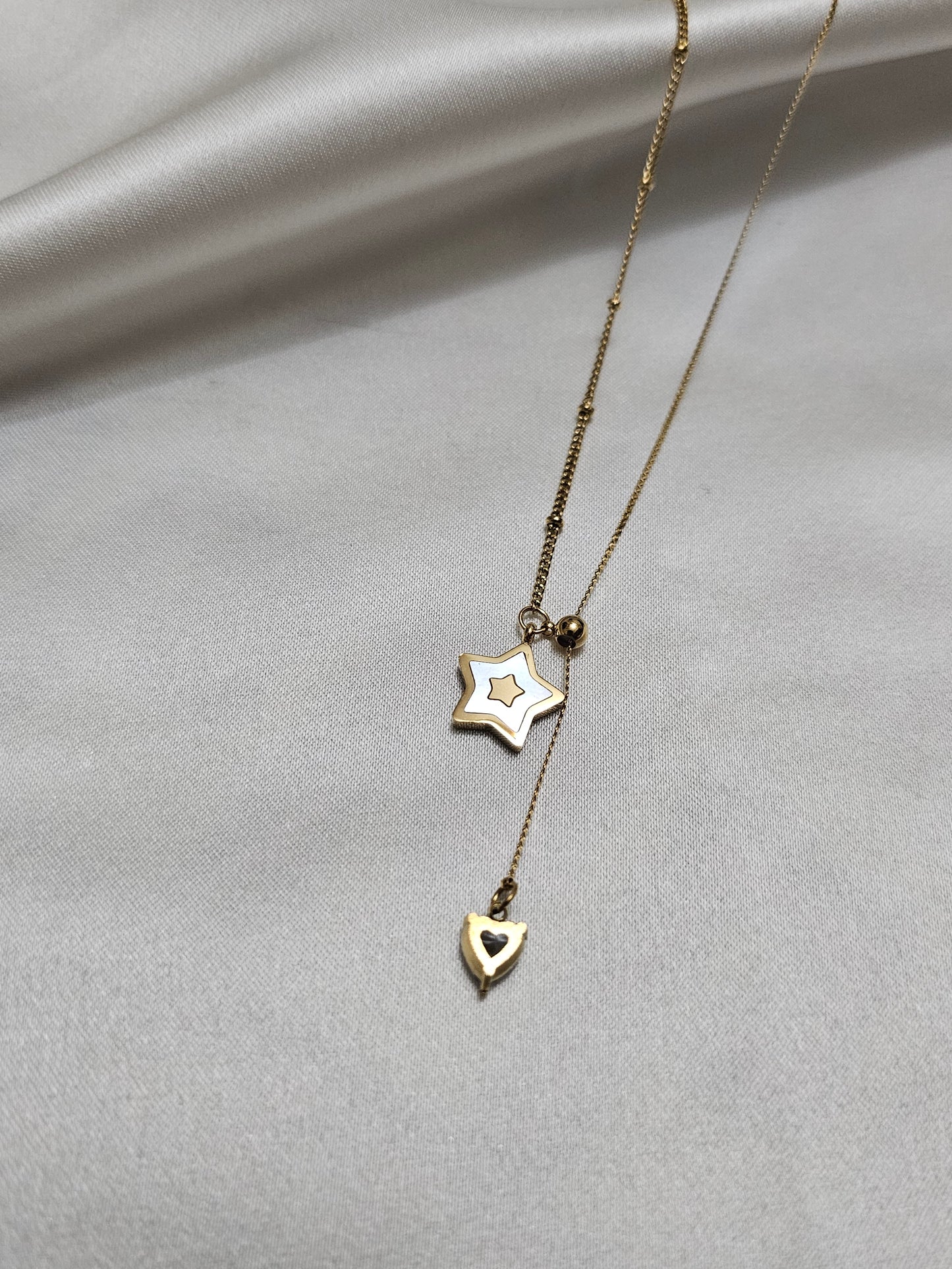 Star Gold Steel Necklace
