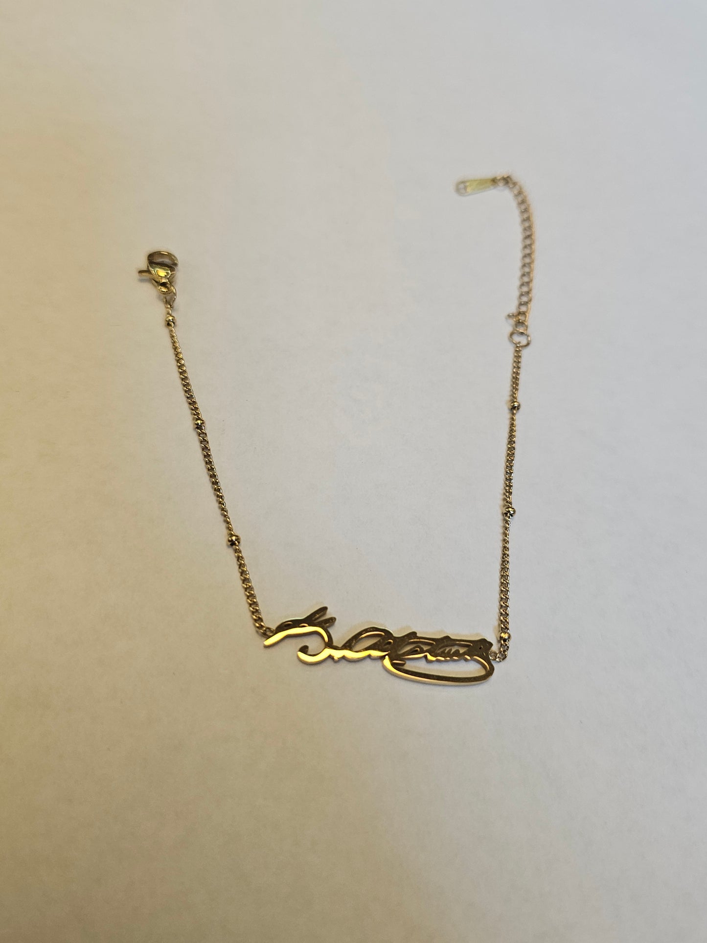 Gold Bracelet Steel Signed by Atatürk