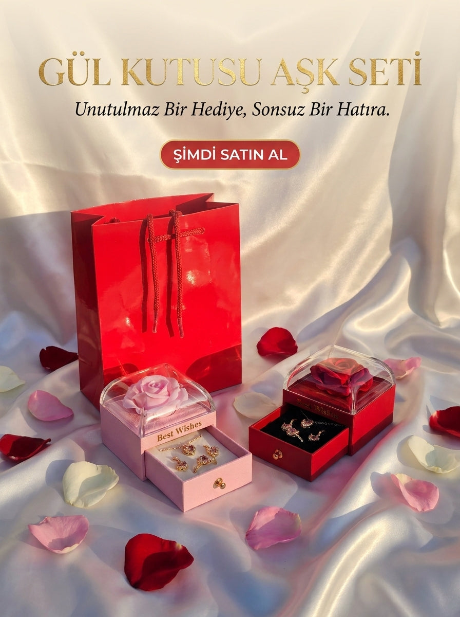 GÜL KUTULU AŞK SETİ