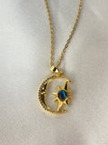 Ay Güneş Çelik Kolye