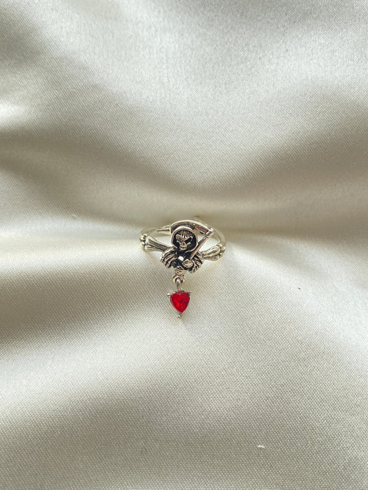 İskelet Görünümlü Çelik Yüzük