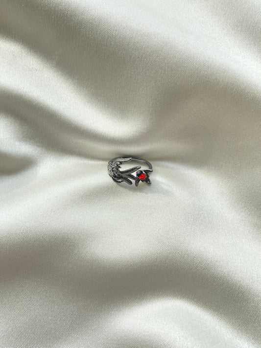 Taşlı Çelik Yüzük