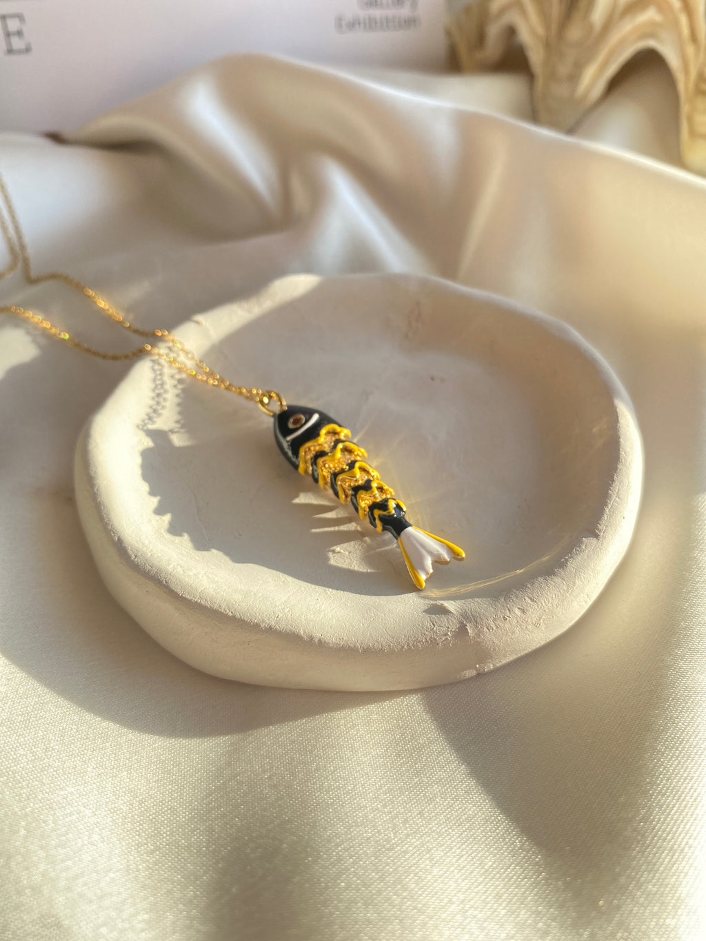 Balık Büyük Boy Çelik Kolye