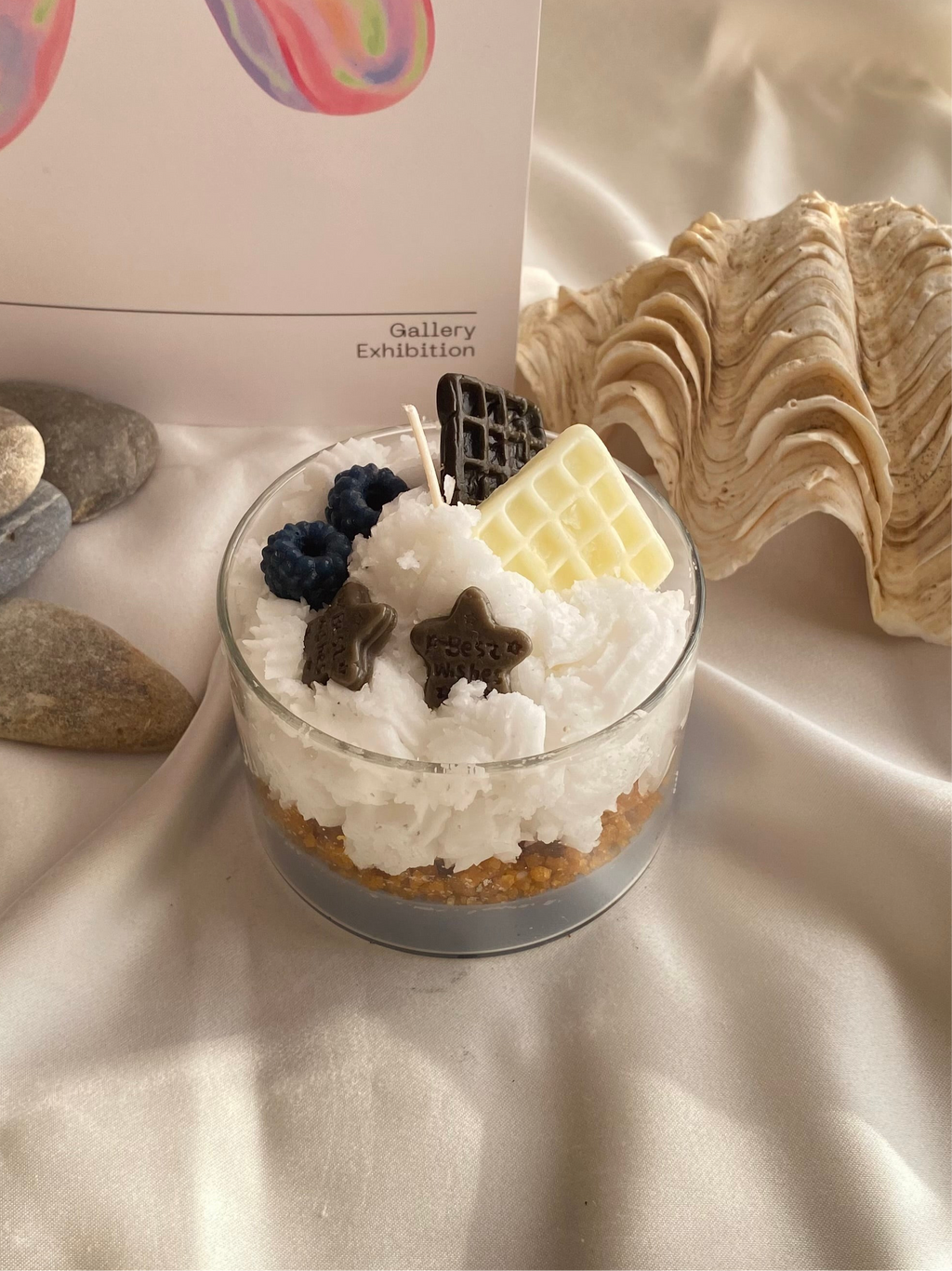 Bisküvili Böğürtlen Mum