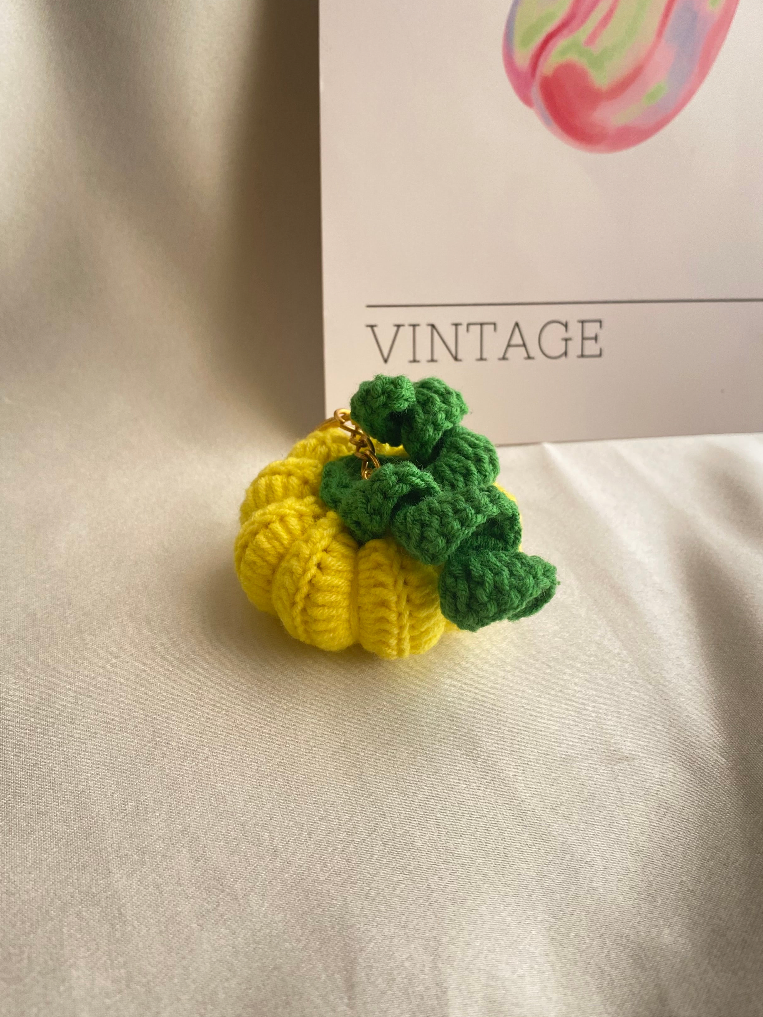 Sarı Balkabağı Anahtarlık