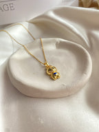 Labubu Gold Steel Necklace