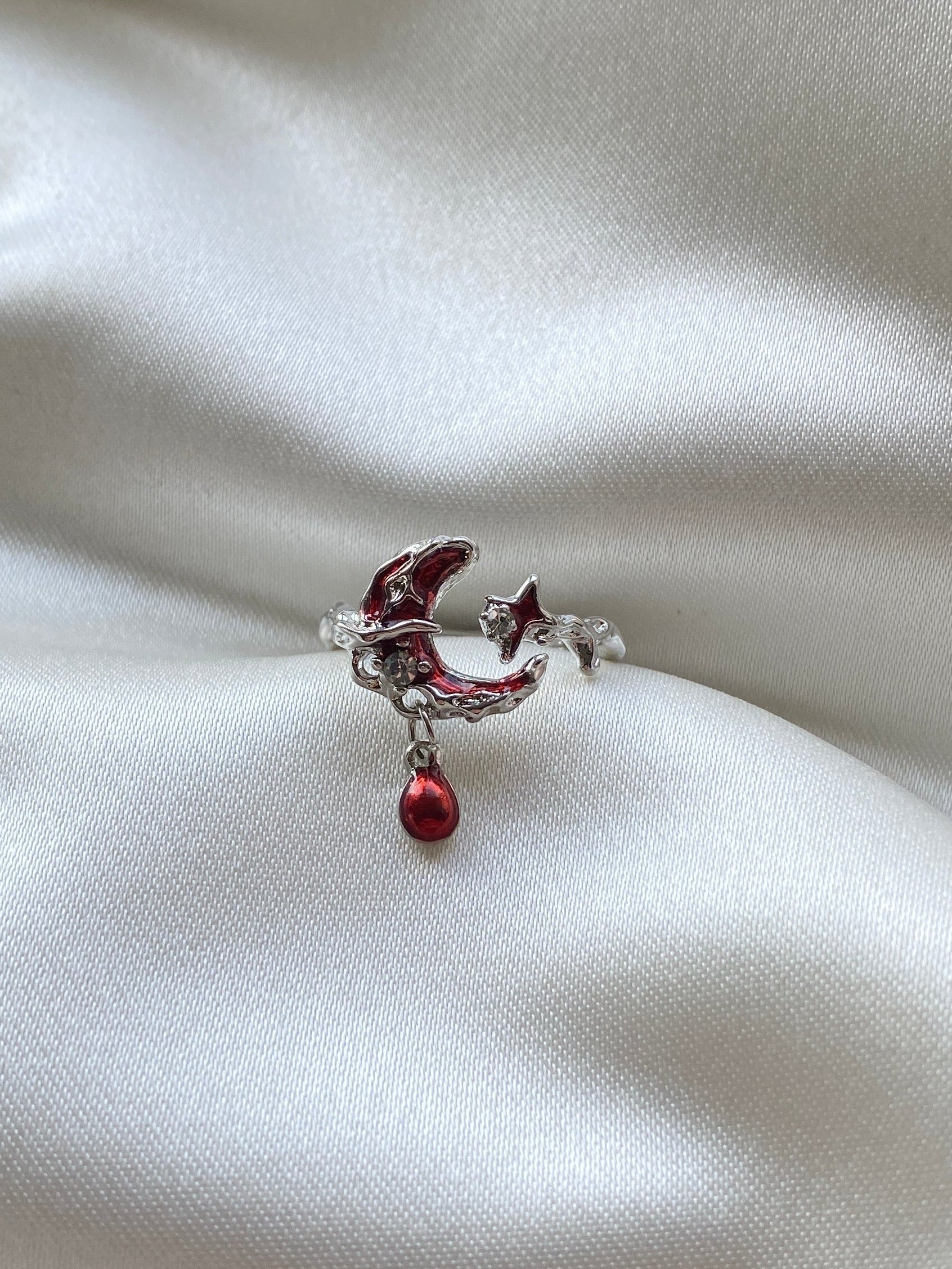 Sarmal Ay Çelik Yüzük