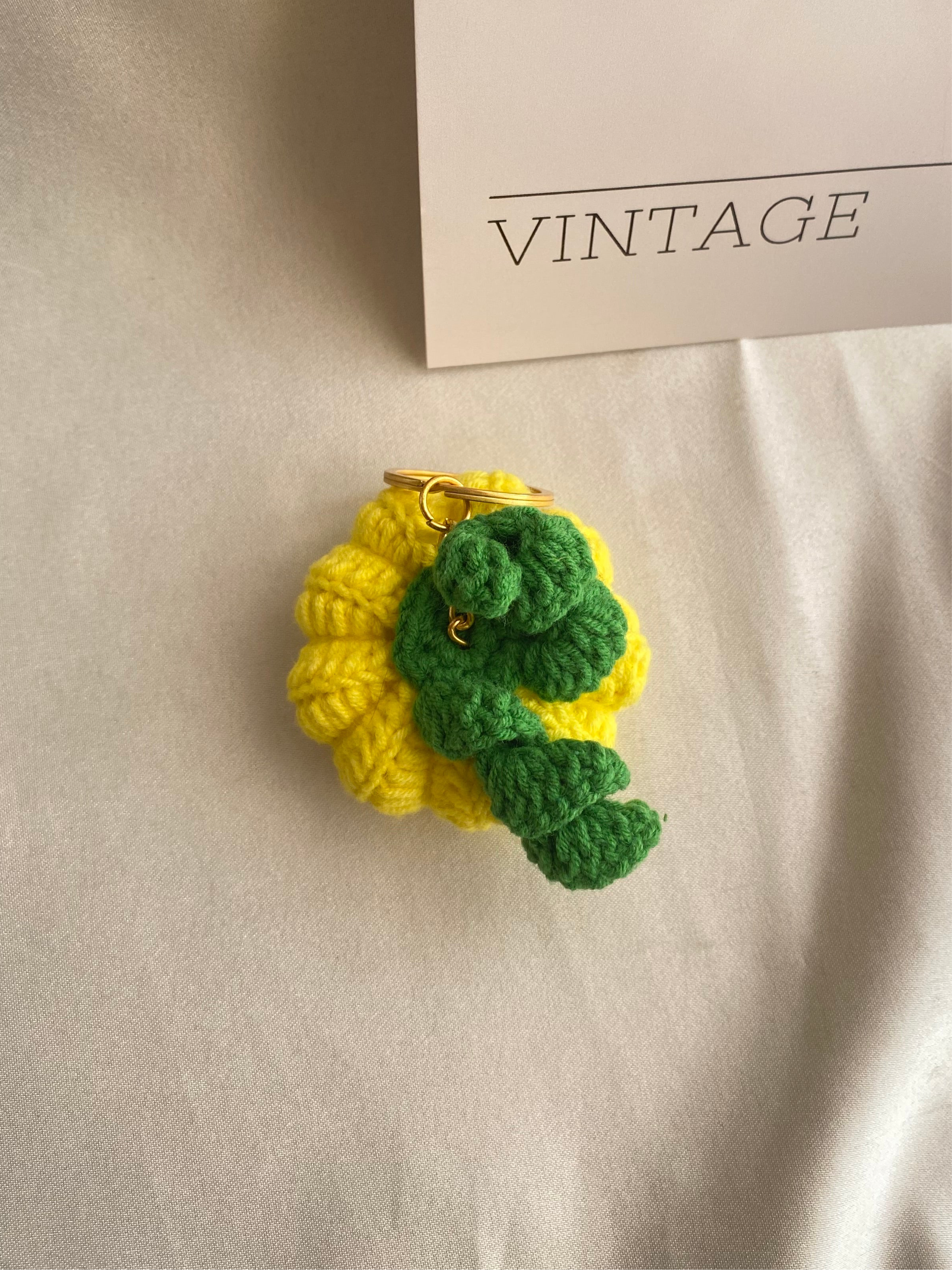 Sarı Balkabağı Anahtarlık