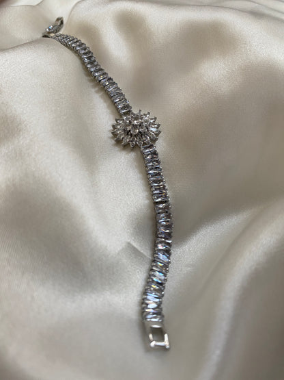 Lune Jewelry Waterway Steel Silver Bracelet