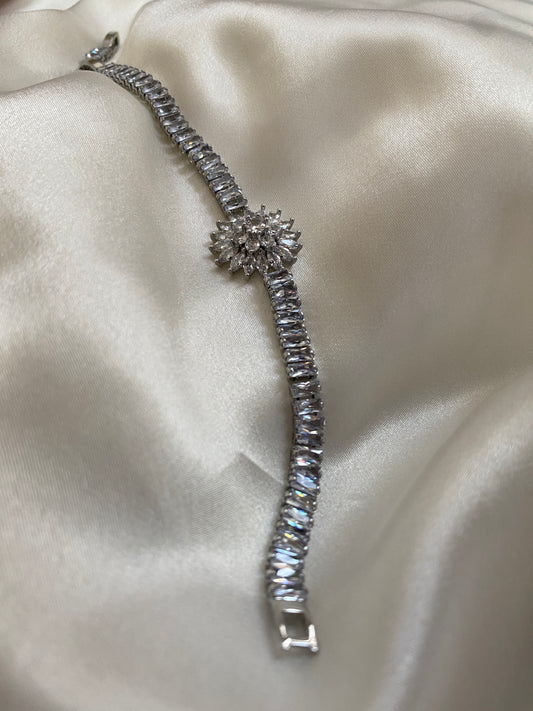 Lune Jewelry Waterway Steel Silver Bracelet