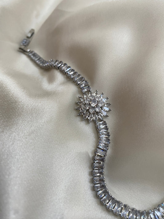 Lune Jewelry Waterway Steel Silver Bracelet