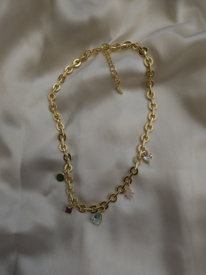 Lune Çelik – DreamGlow Gold Kolye