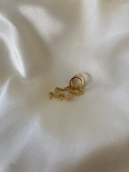 Lune Çelik – Viper Gold Küpe