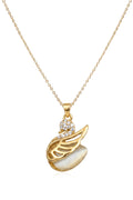 Çelik Kuğu Kolye GOLD 45cm