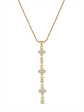 Çelik Y Kolye GOLD 45cm