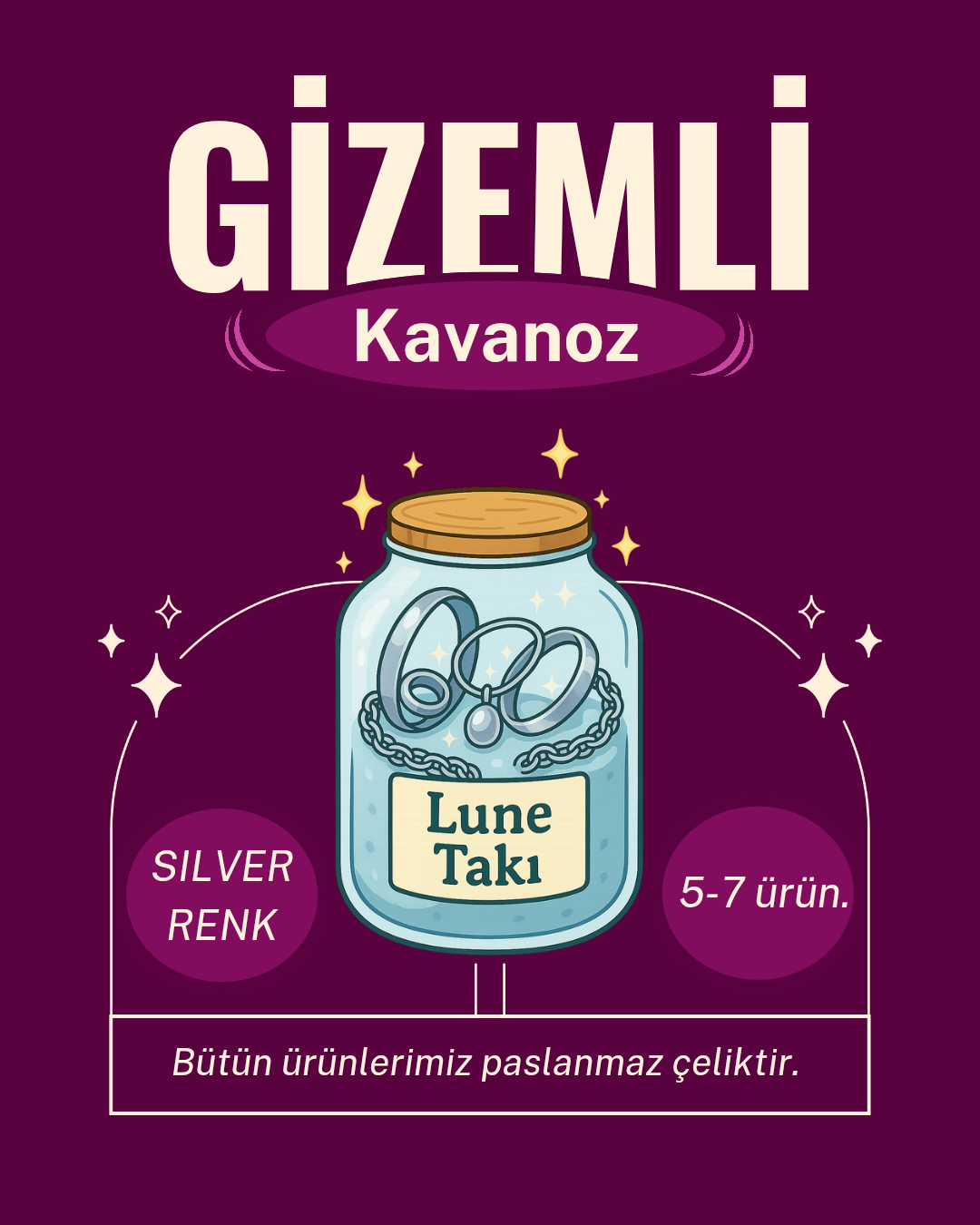 TAKI KAVANOZU SILVER