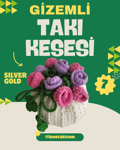 SÜRPRİZ Takı Kesesi Gold - Silver (7 ÜRÜN)