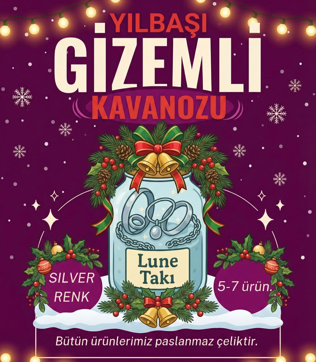 YILBAŞI KAVANOZU IŞIKLI (SILVER)