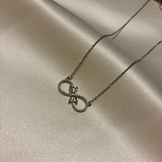 Lune Stone Eternity Steel Silver