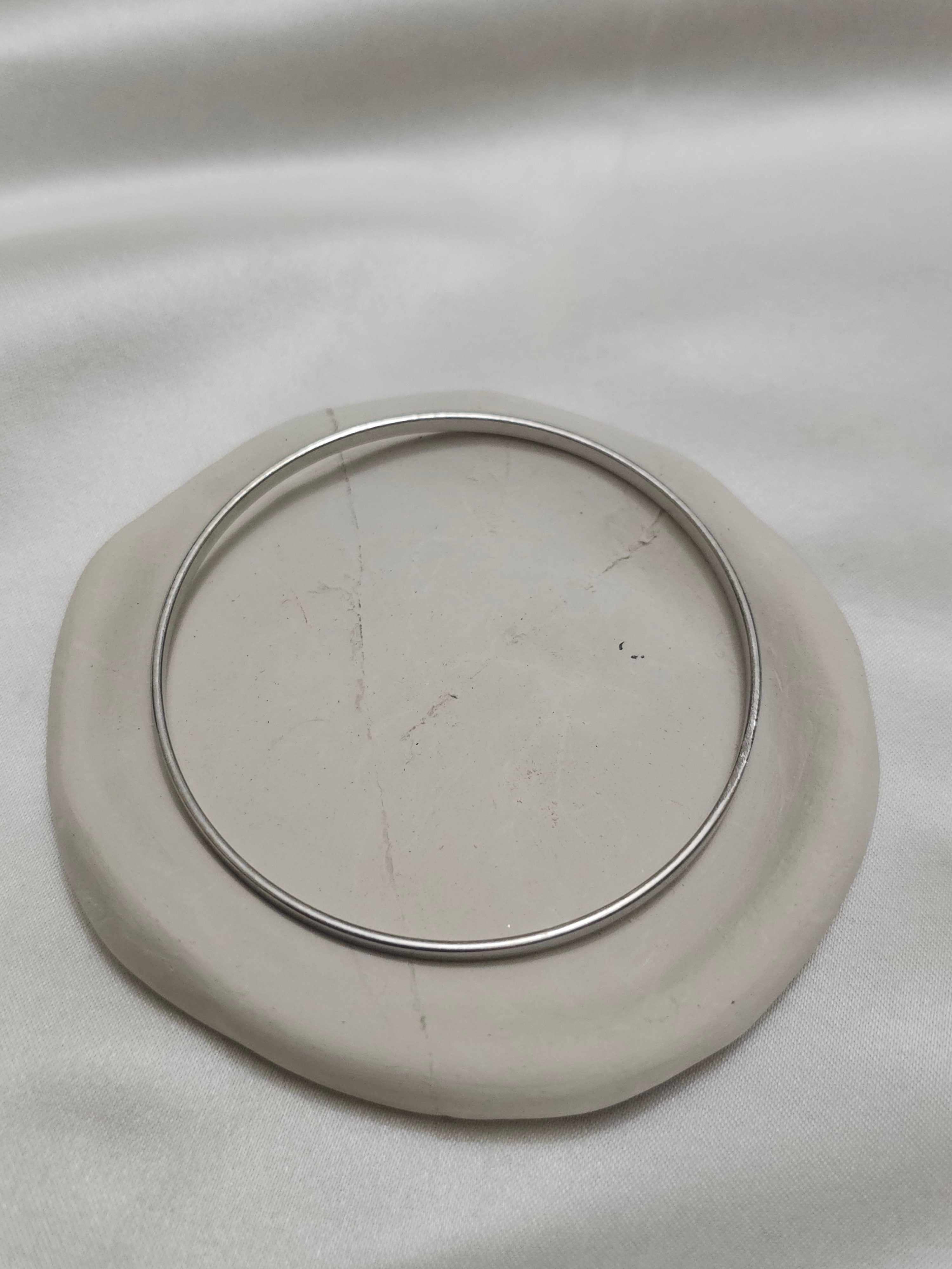 Ajda Bilezik Silver Çelik