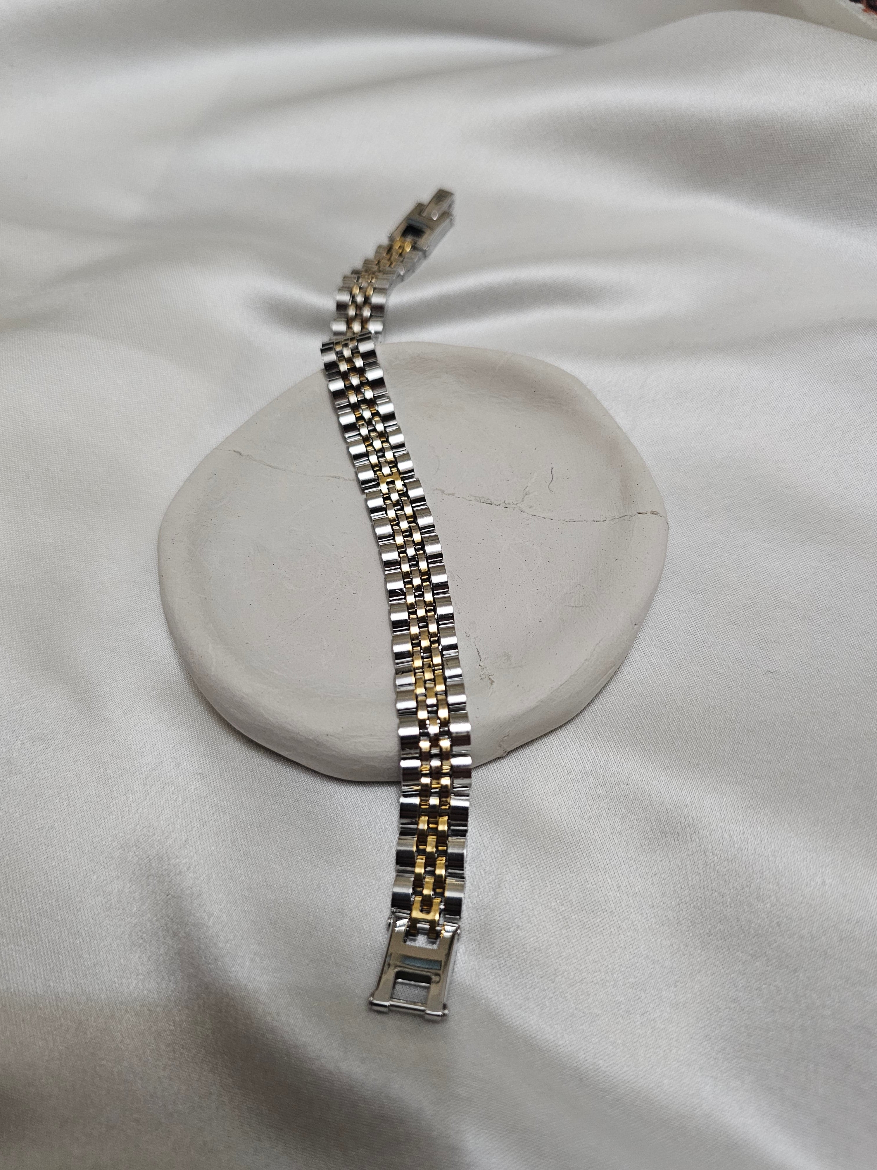 GOLD & SILVER (VIP) ÇELİK BİLEKLİK